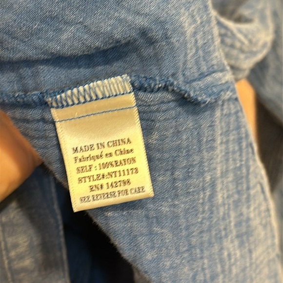 Blue Denim‎ Button-Up Shirt nwt - Picture 3 of 7